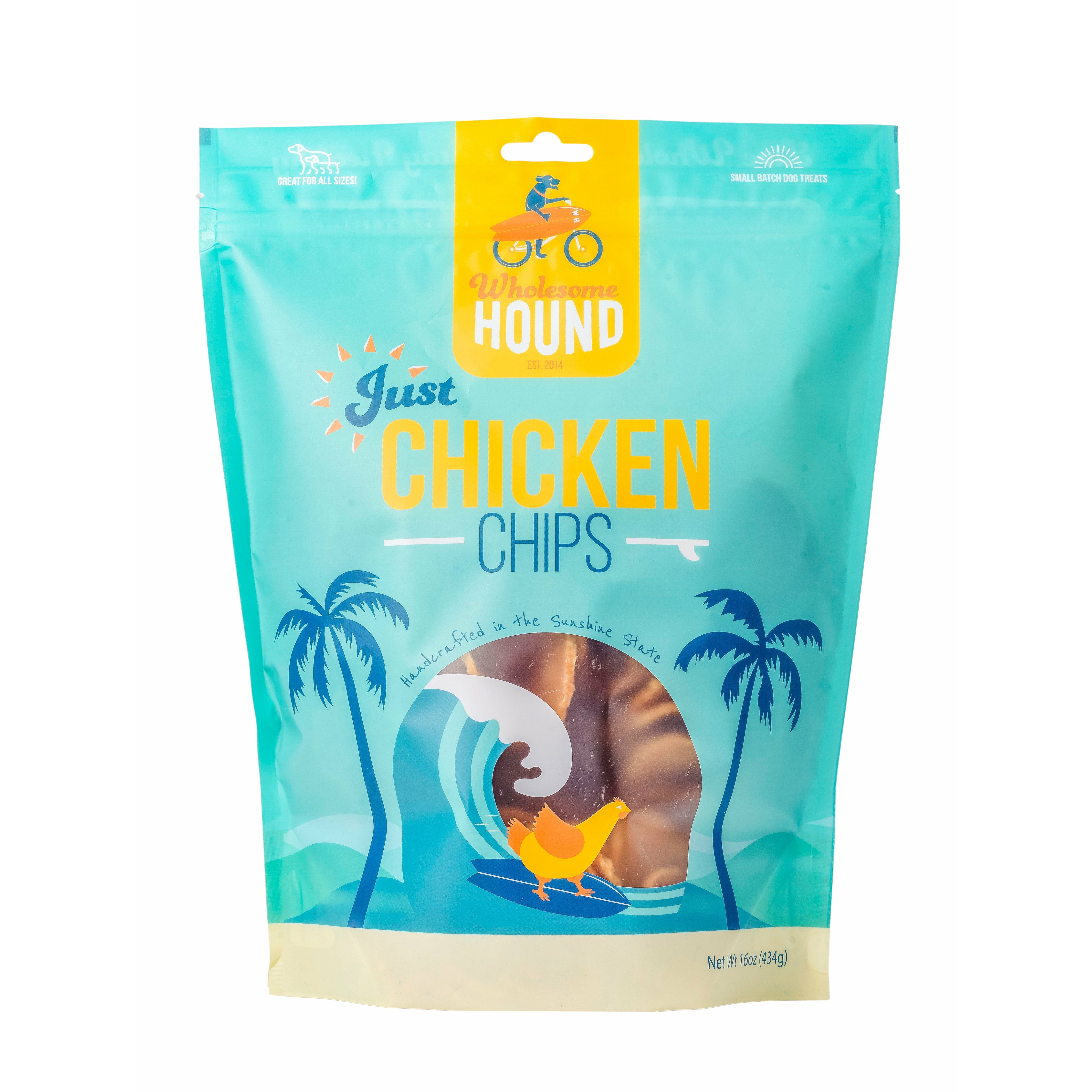 Just Chicken Chips 16oz Wholesome Hound