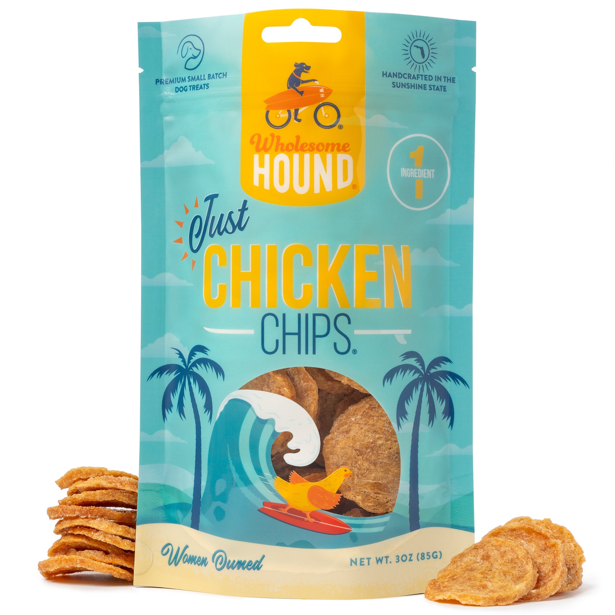 Just Chicken Chips 3oz – Wholesome Hound